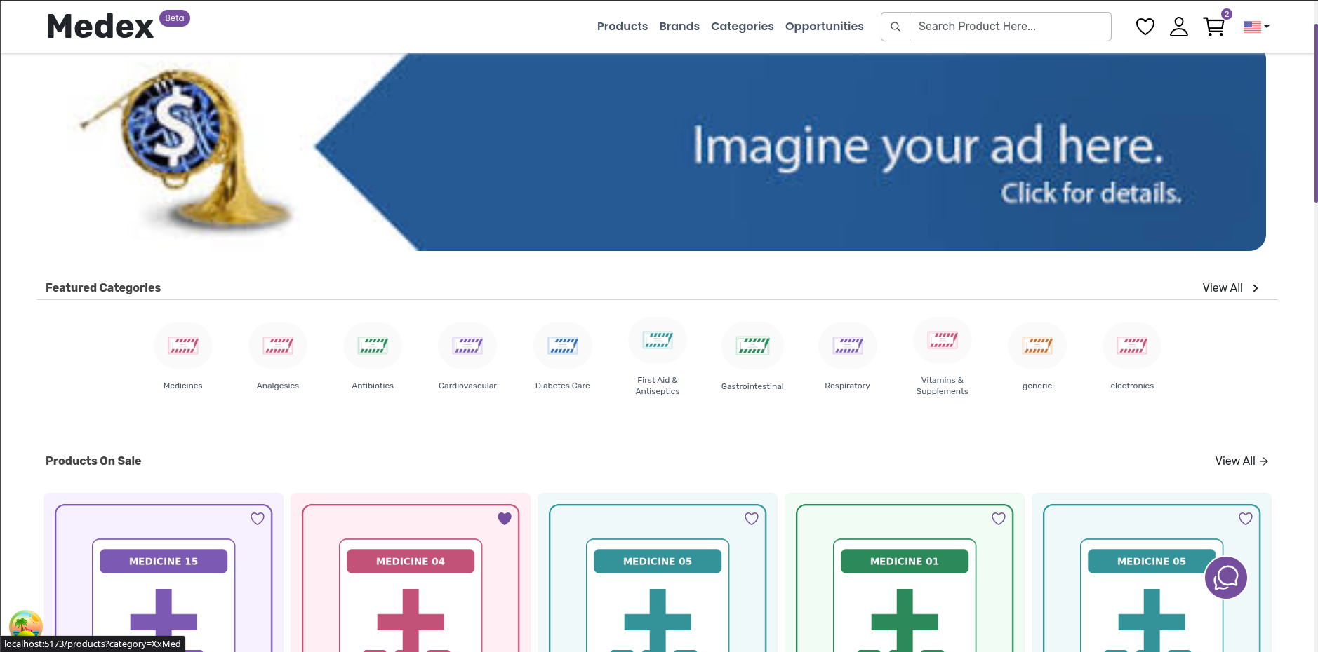 Medex project preview